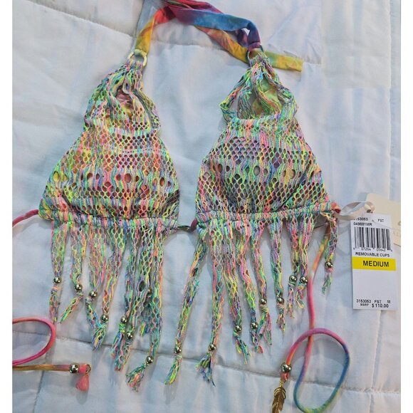 Ále by Alessandra Good Vibes Crochet Bikini Set – NWT – Size Med – $220 MSRP - Picture 5 of 11